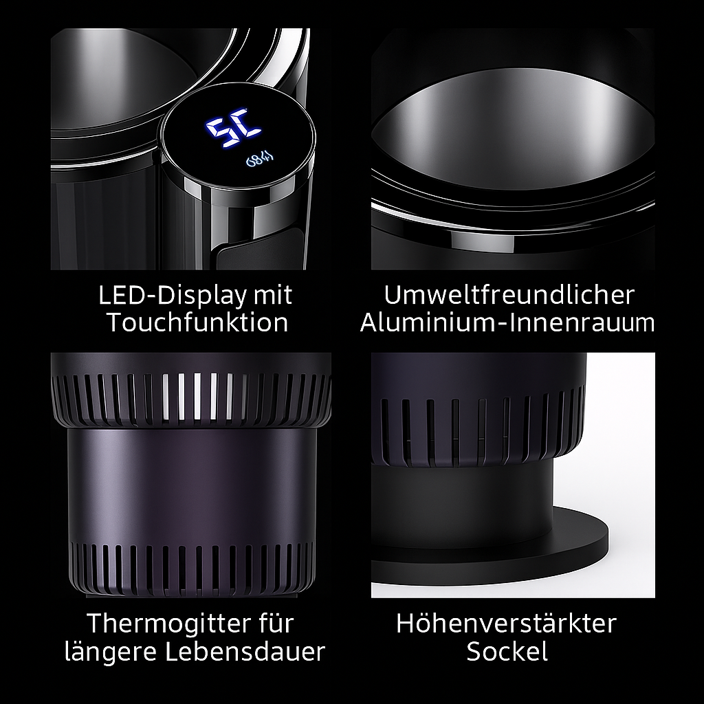 Thermo Becher mit Heiz und Kühlfunktion